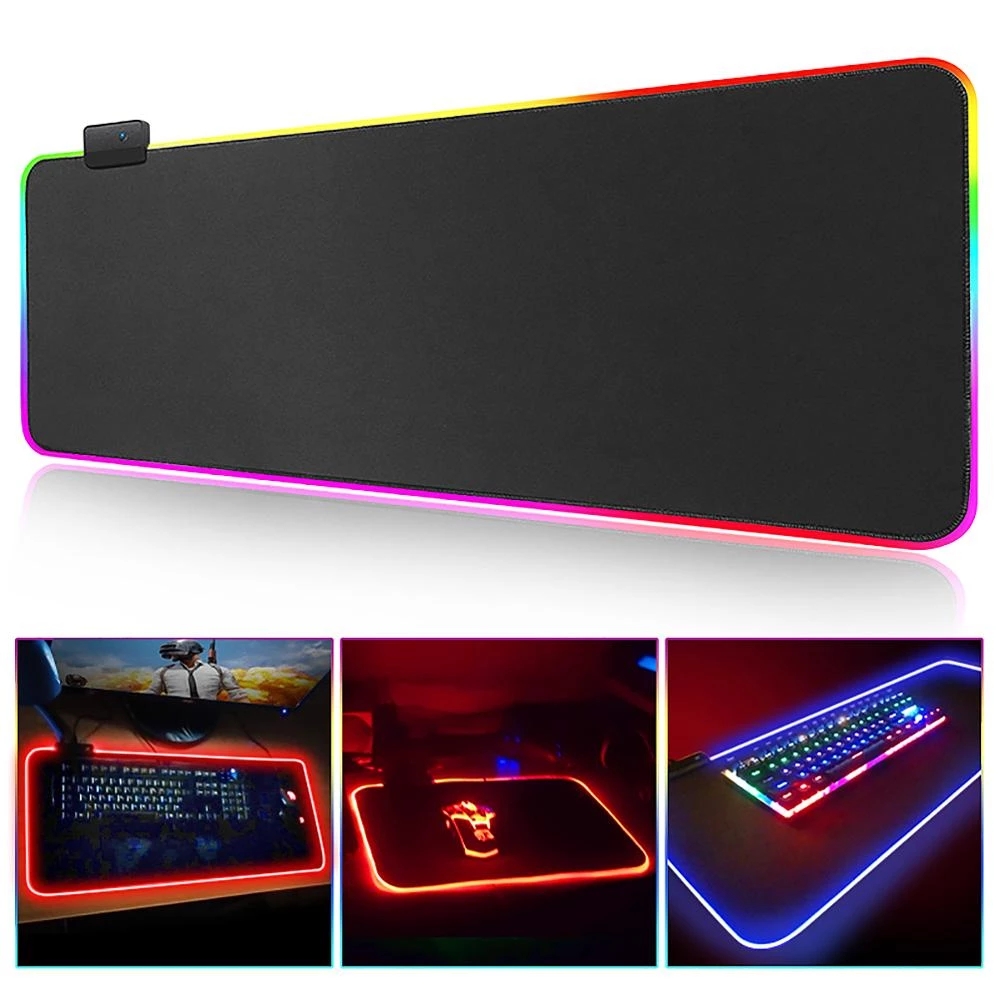 Gaming Keyboard High Ground - LED Luminous Gaming Mouse Pad Large