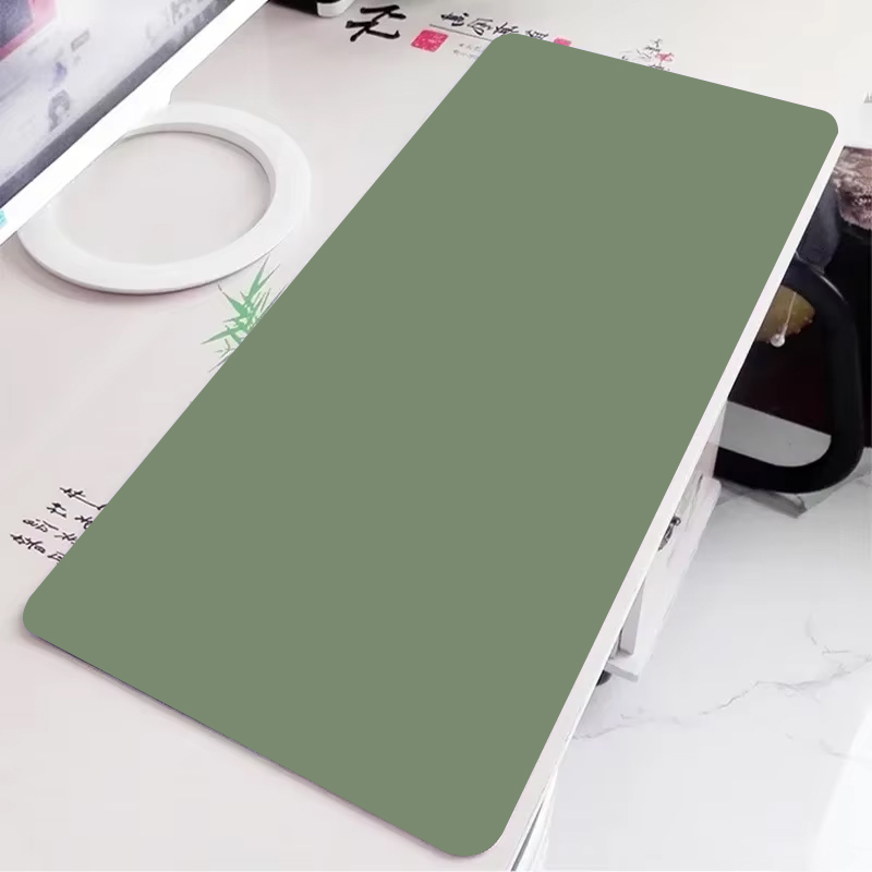 Gaming Keyboard High Ground - Solid green gaming mousepad large simple