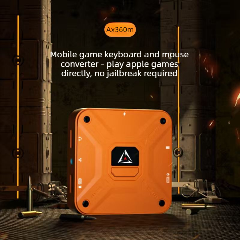 Gaming Keyboard And Mouse Converter For Mobile - Aimzenix AX360M QiBing iOS Keyboard and