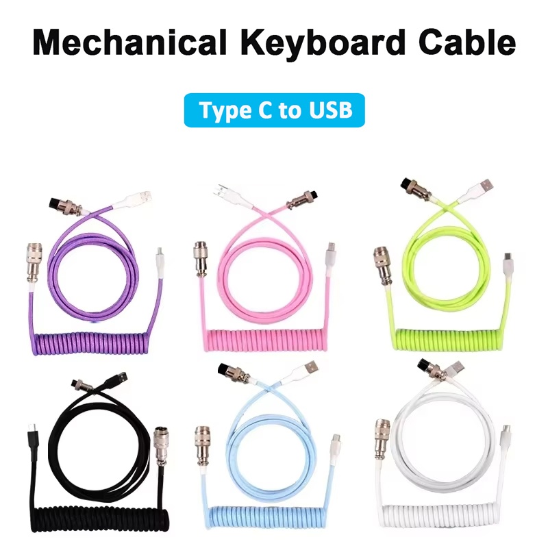 Mechanical Keyboard Coiled Cab - огляд і ціна Gaming Keyboard Type C