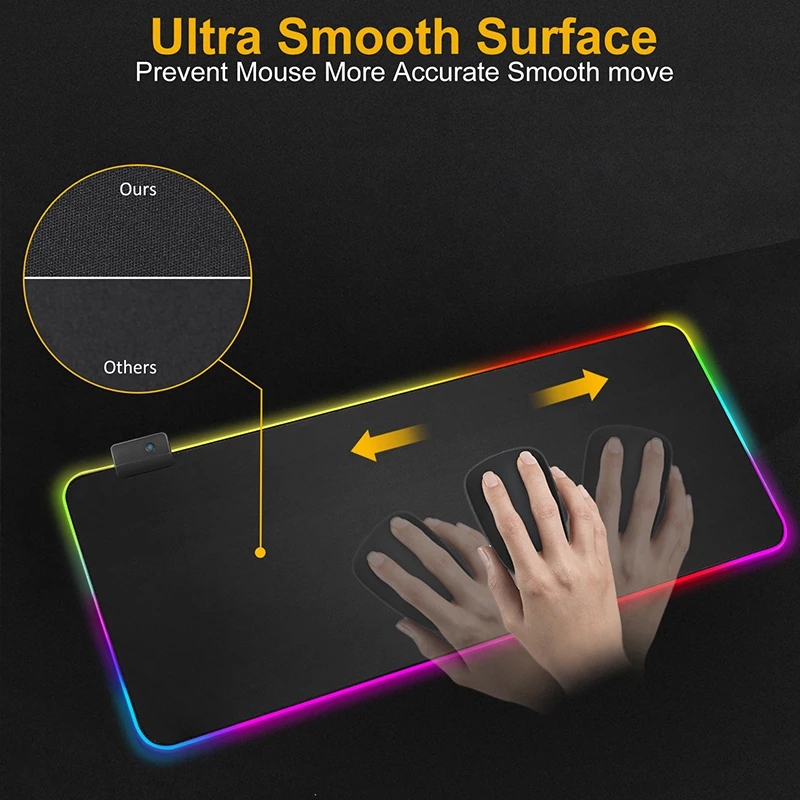 LED Luminous Gaming Mouse Pad  - огляд і ціна Gaming Keyboard High Ground