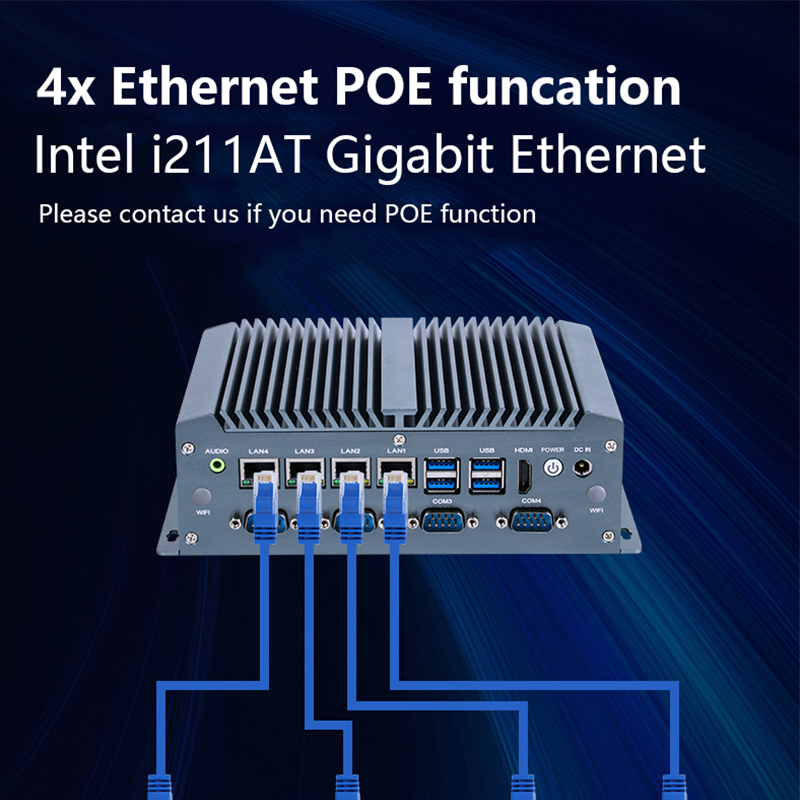 XCY X77 Fanless Industrial Min - огляд і ціна Intel Cpu Core I5
