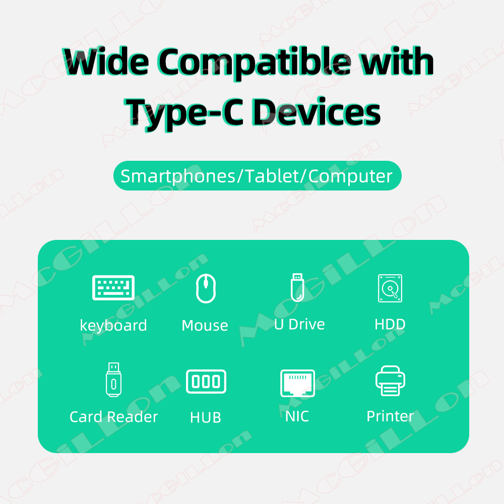 OTG USB Type C Adapter Cable U - огляд і ціна Gaming Keyboard Type C