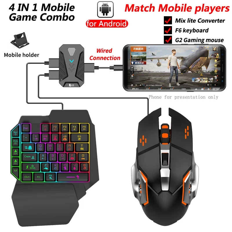 In stock Mixlite Gamepad for M - огляд і ціна Gaming Keyboard And Mouse Converter For Mobile