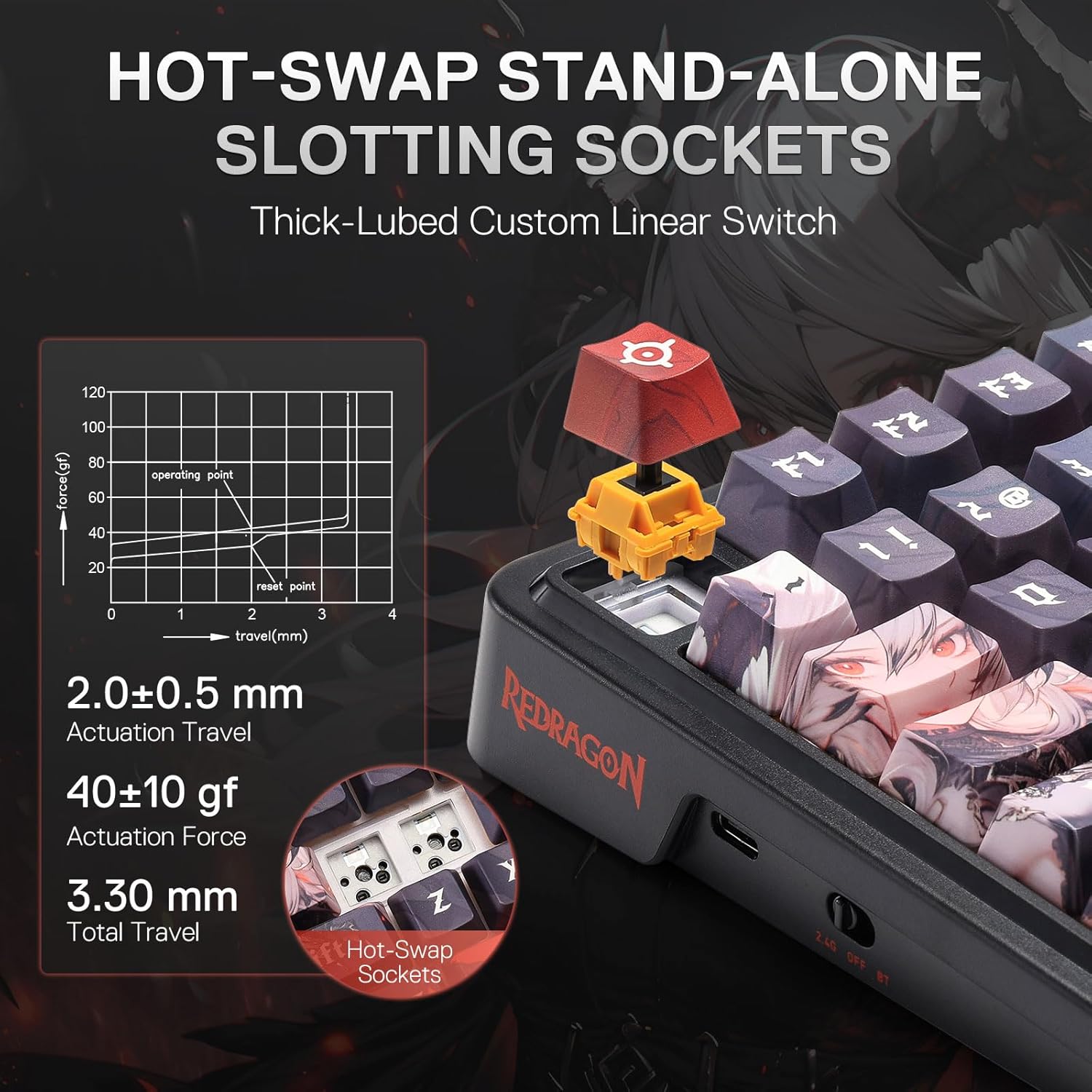 Redragon Wireless Gasket Gamin - огляд і ціна Gaming Keyboard Mobile