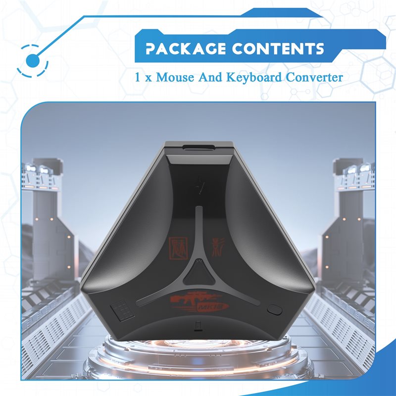 New-1 Piece MK12 Plug And Paly - огляд і ціна Gaming Keyboard And Mouse Converter For Mobile