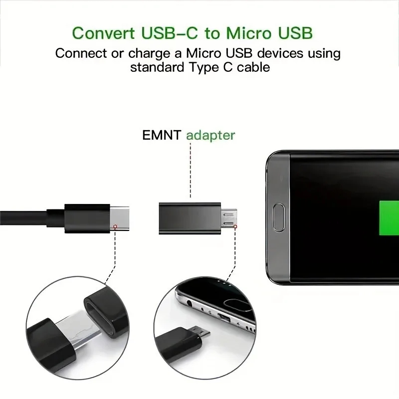 Micro USB to USB C OTG Adapter - огляд і ціна Gaming Keyboard Type C