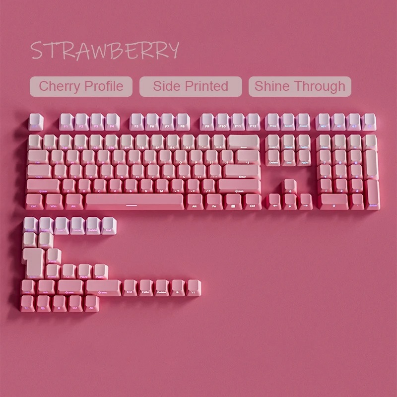 133 Keys Double Shot Shine Thr - огляд і ціна Gaming Keyboard Typewriter