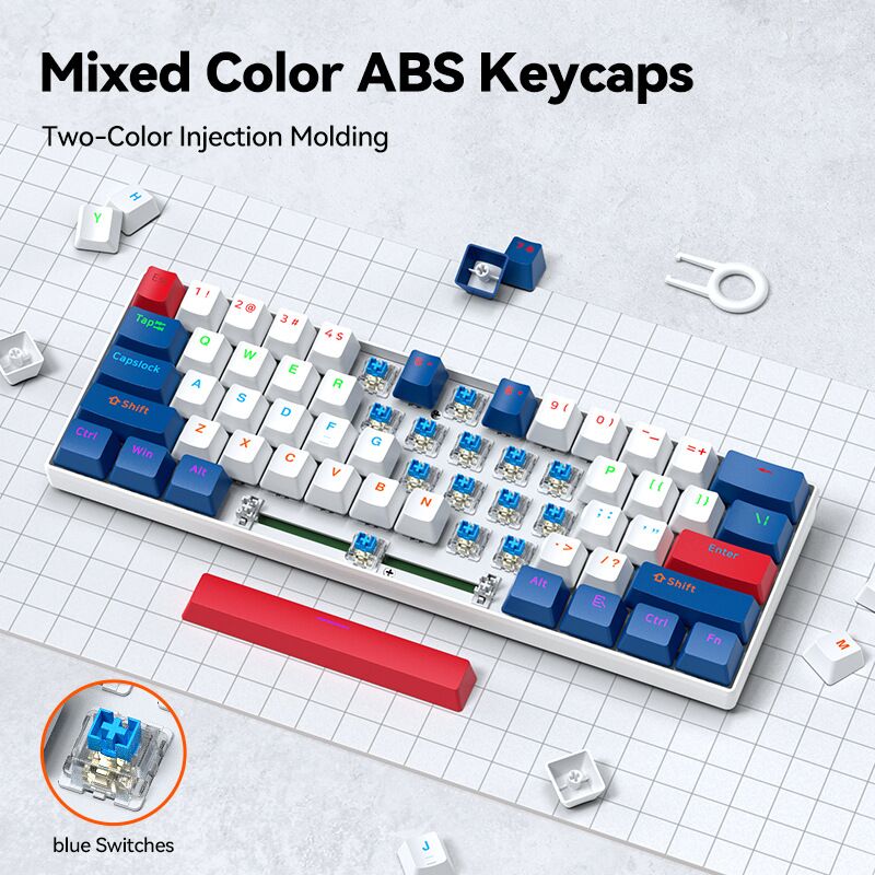 T-WOLF T60 61 Keys Mini Mechan - огляд і ціна Gaming Keyboard Not Typing