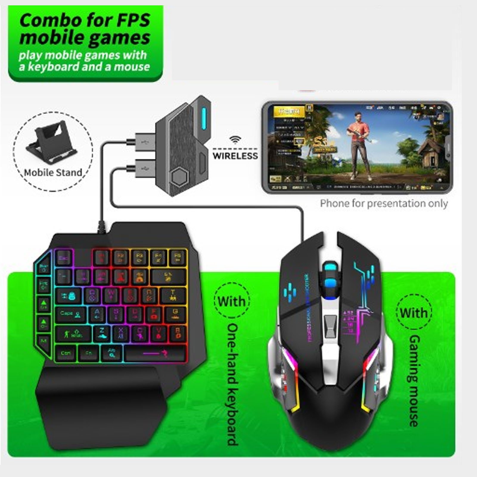 Mobile Game Combo Pack Bluetoo - огляд і ціна Gaming Keyboard Mobile