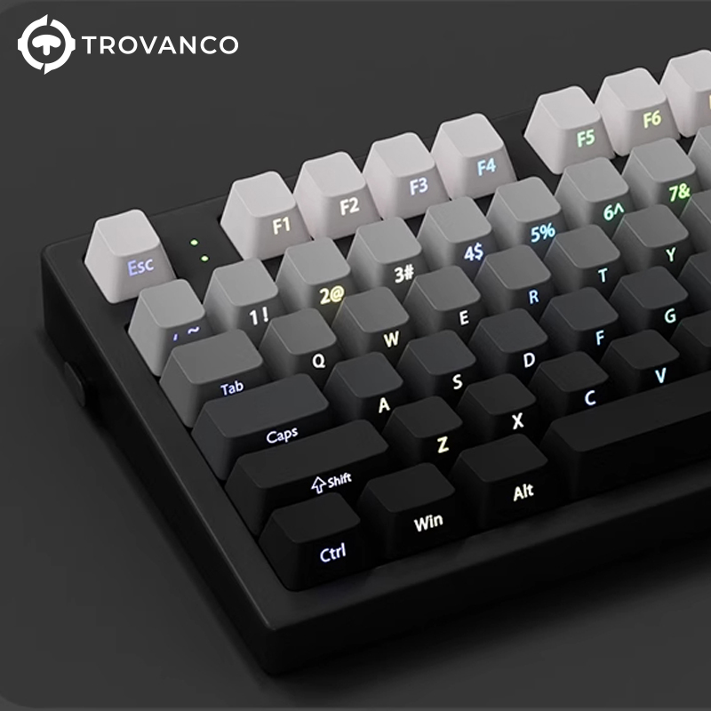 130 Keys Gradient Keycaps Side - огляд і ціна Gaming Keyboard Typewriter