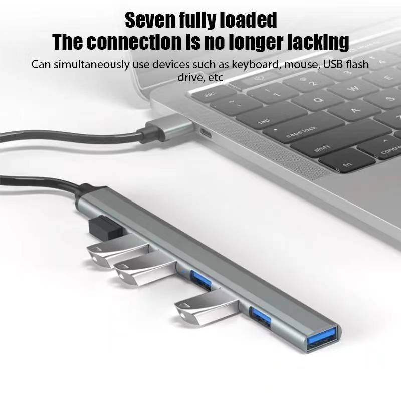 7 Ports USB 3.0 Type C HUB Exp - огляд і ціна Gaming Keyboard Type C