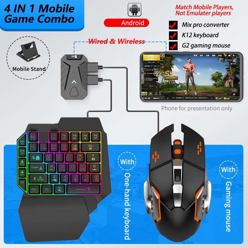 Mobile Games Converter Gaming  - огляд і ціна Gaming Keyboard And Mouse Converter For Mobile