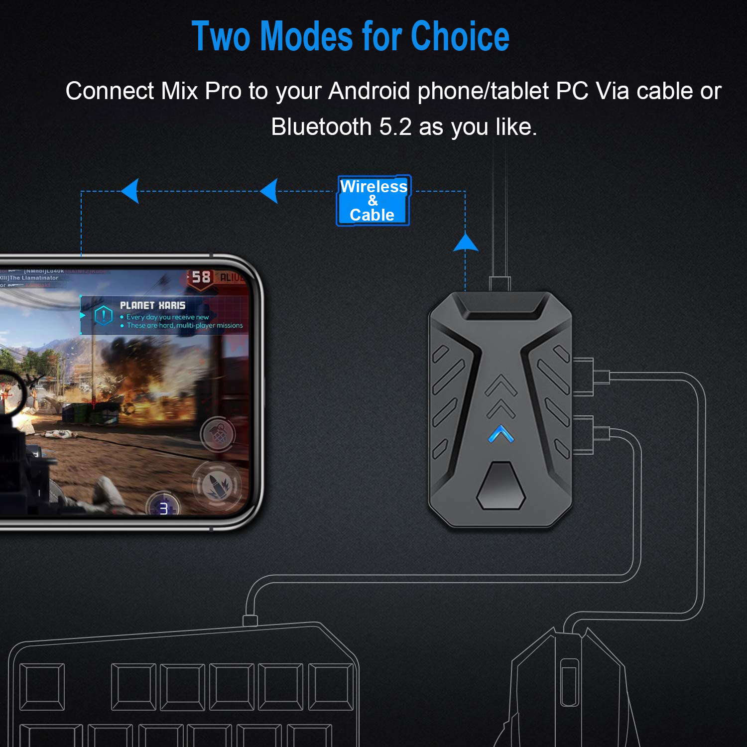 Mobile Games Converter Gaming  - огляд і ціна Gaming Keyboard And Mouse Converter For Mobile
