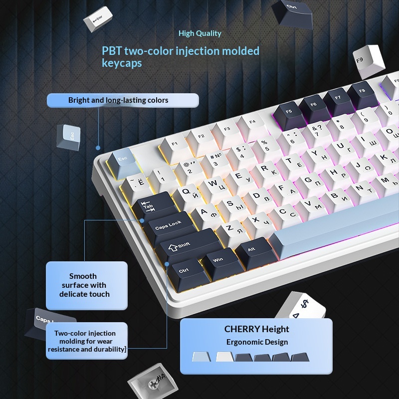 Furycube Rx75 Pro Tri Mode Rus - огляд і ціна Gaming Keyboard Not Typing