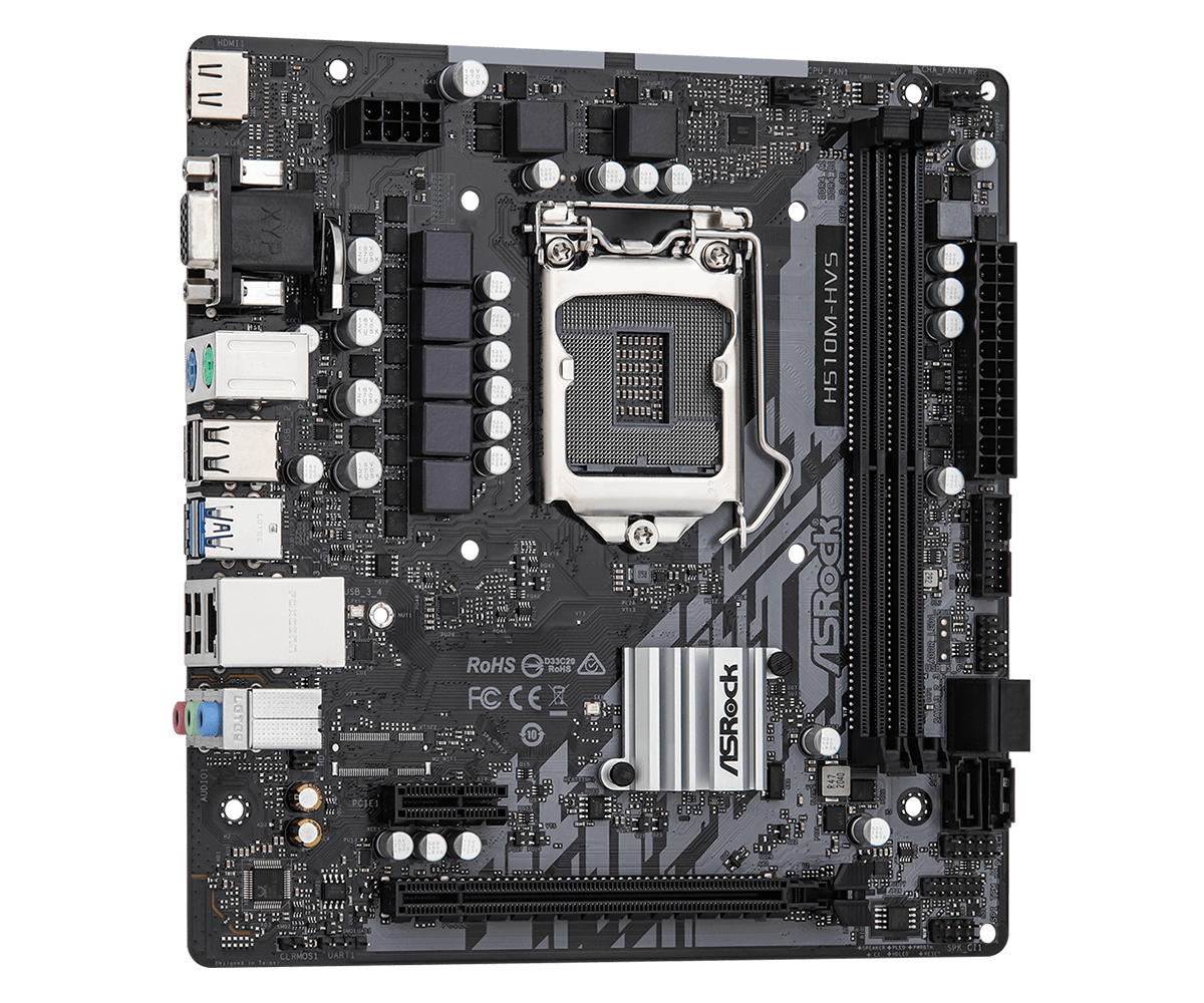 ASROCK H510M-HVS R2.0 H510 Mot - огляд і ціна Intel Cpu Core I5