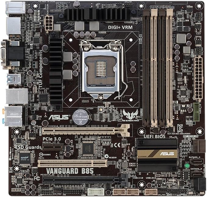 ASUS VANGUARD B85 Motherboard  - огляд і ціна Intel Cpu Core I5