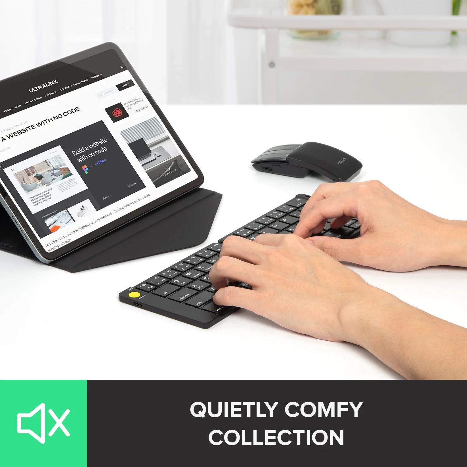 Delux Folding Keyboard Mouse S - огляд і ціна Gaming Keyboard And Mouse Wireless