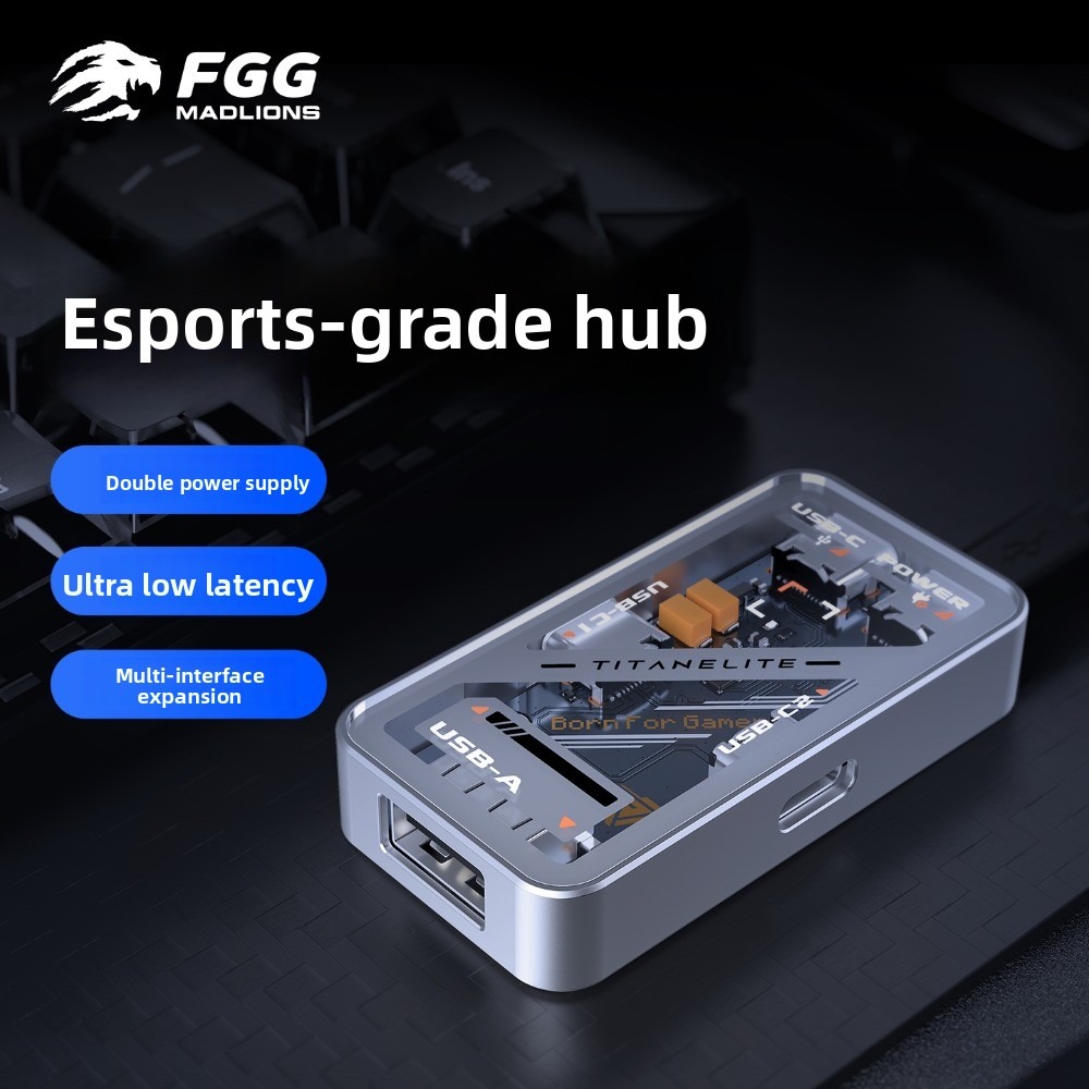 MADLIONS Gaming USB3.0 Hub Doc - огляд і ціна Gaming Keyboard Splitter